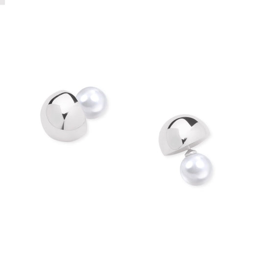 Silver Coffee Milk Studs