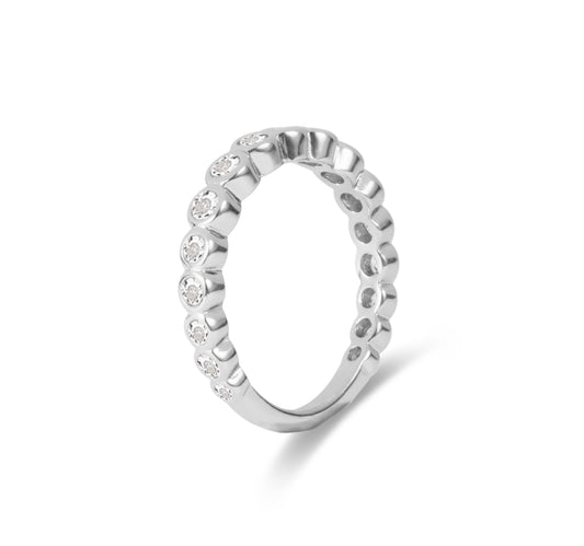 Silver Sugar Tennis Ring