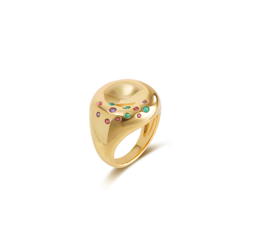 Golden Bagel Ring