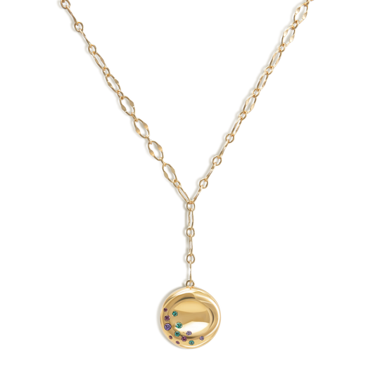 Golden Bagel Necklace