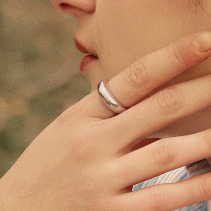Silver Coffee Mug Ring [Middle Size]