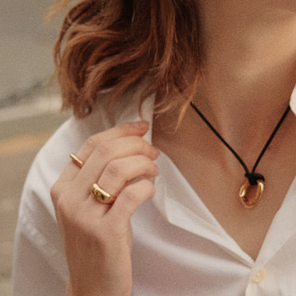 Golden Coffee Mug Ring [Small Size]