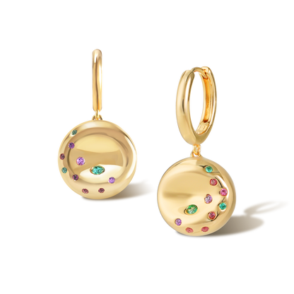 Golden Bagel Earrings