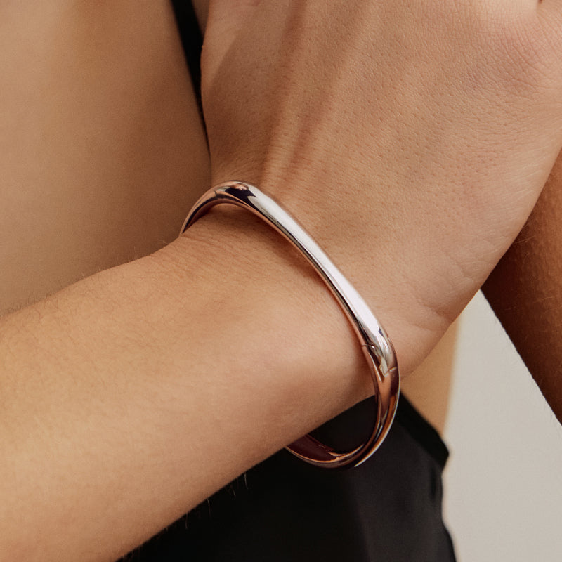 Silver Coffee Mug Bracelet