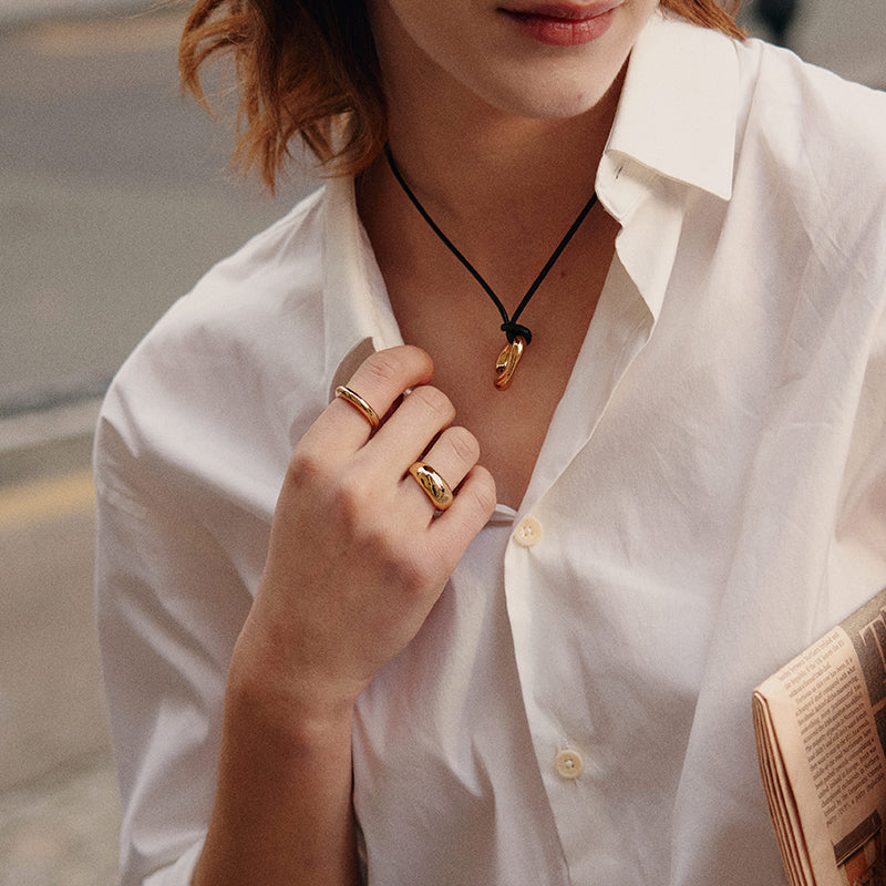 Golden Coffee Mug Ring [Small Size]