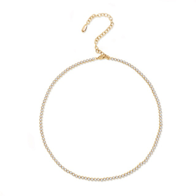 Golden Sugar Tennis Necklace
