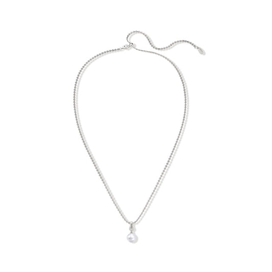 Silver Milk Pearl Necklace