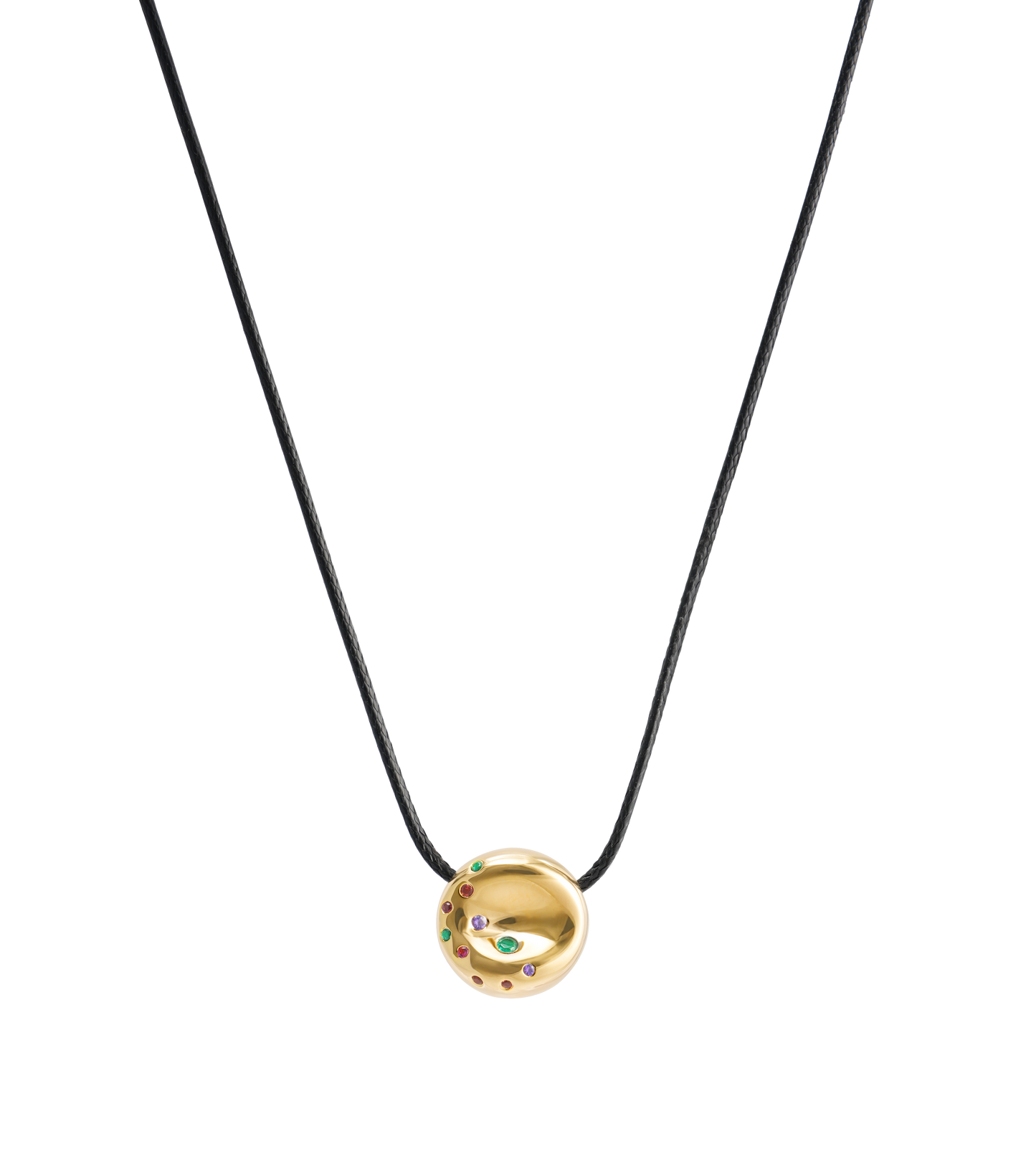 Golden Bagel Chain Necklace