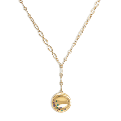 Golden Bagel Necklace