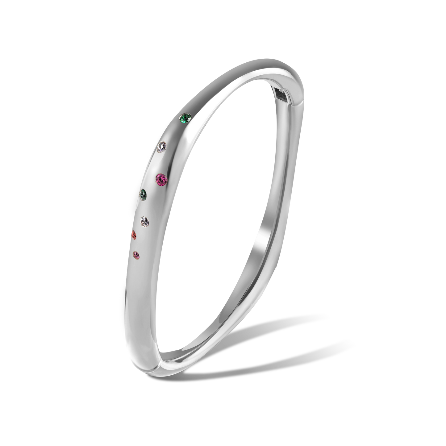 Silver Bagel Bracelet