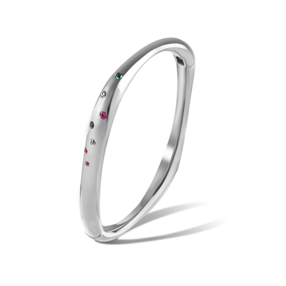 Silver Bagel Bracelet
