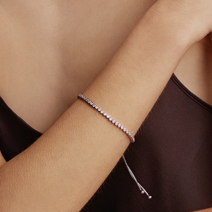 Silver Sugar Tennis Bracelet