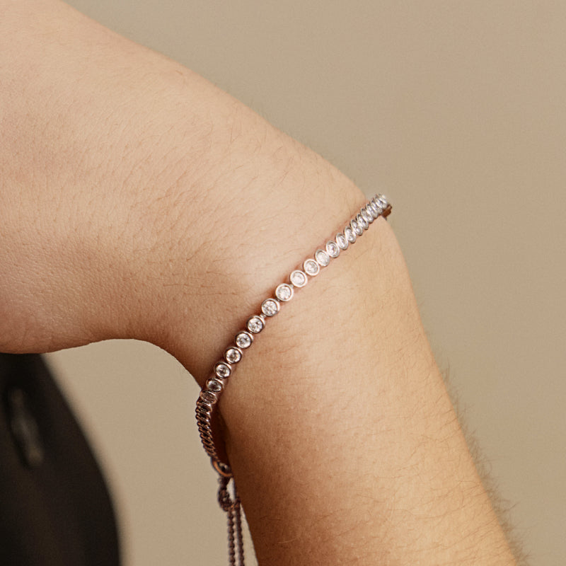 Silver Sugar Tennis Bracelet