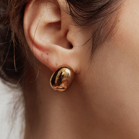 Golden Coffee Bean Studs