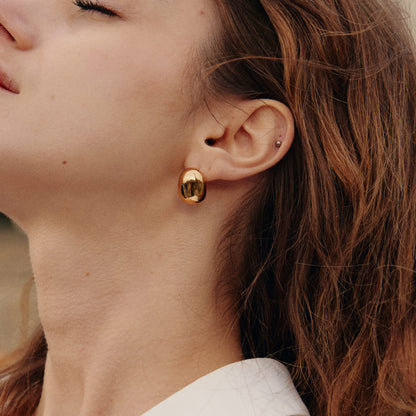Golden Coffee Bean Studs