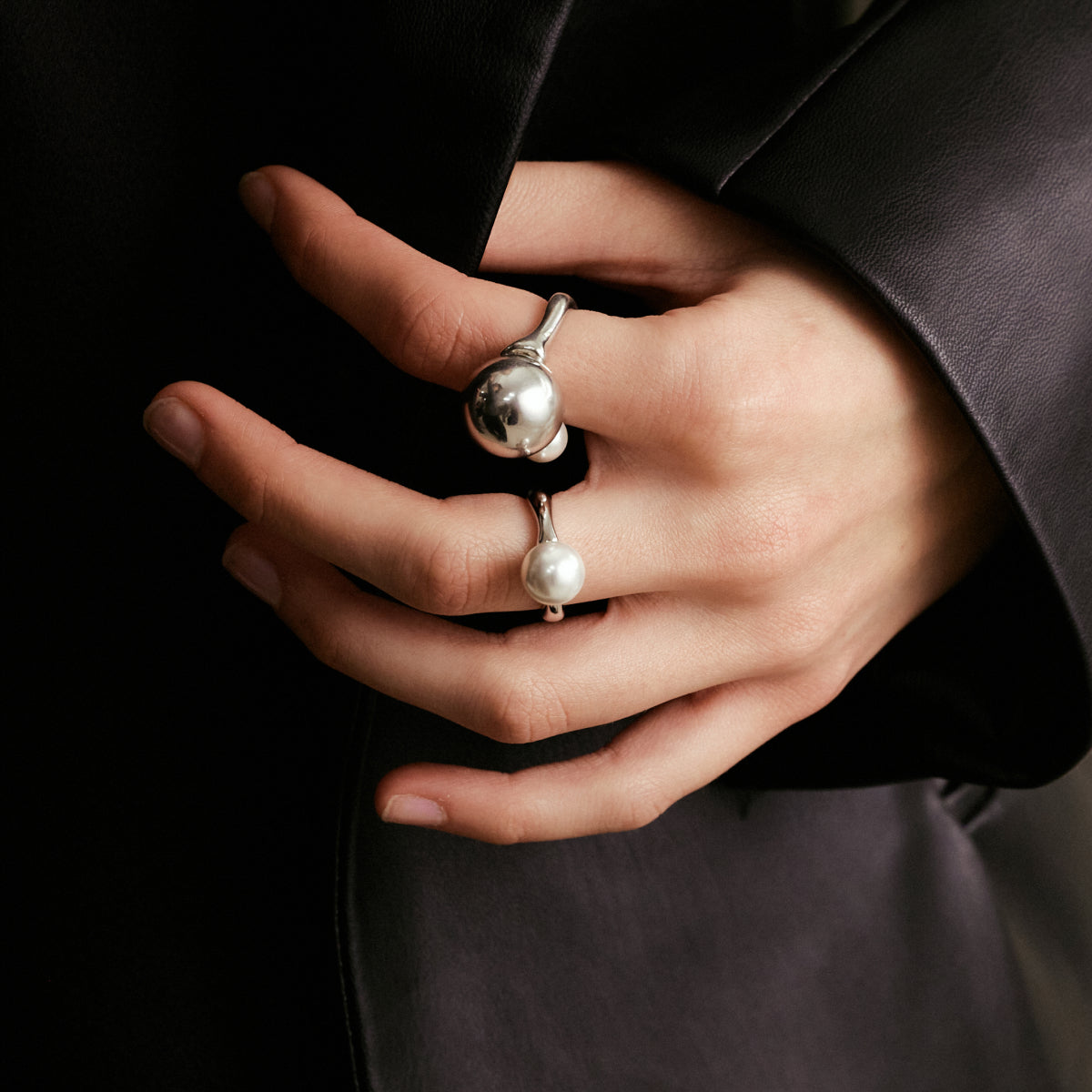 Silver Coffee Milk Ring