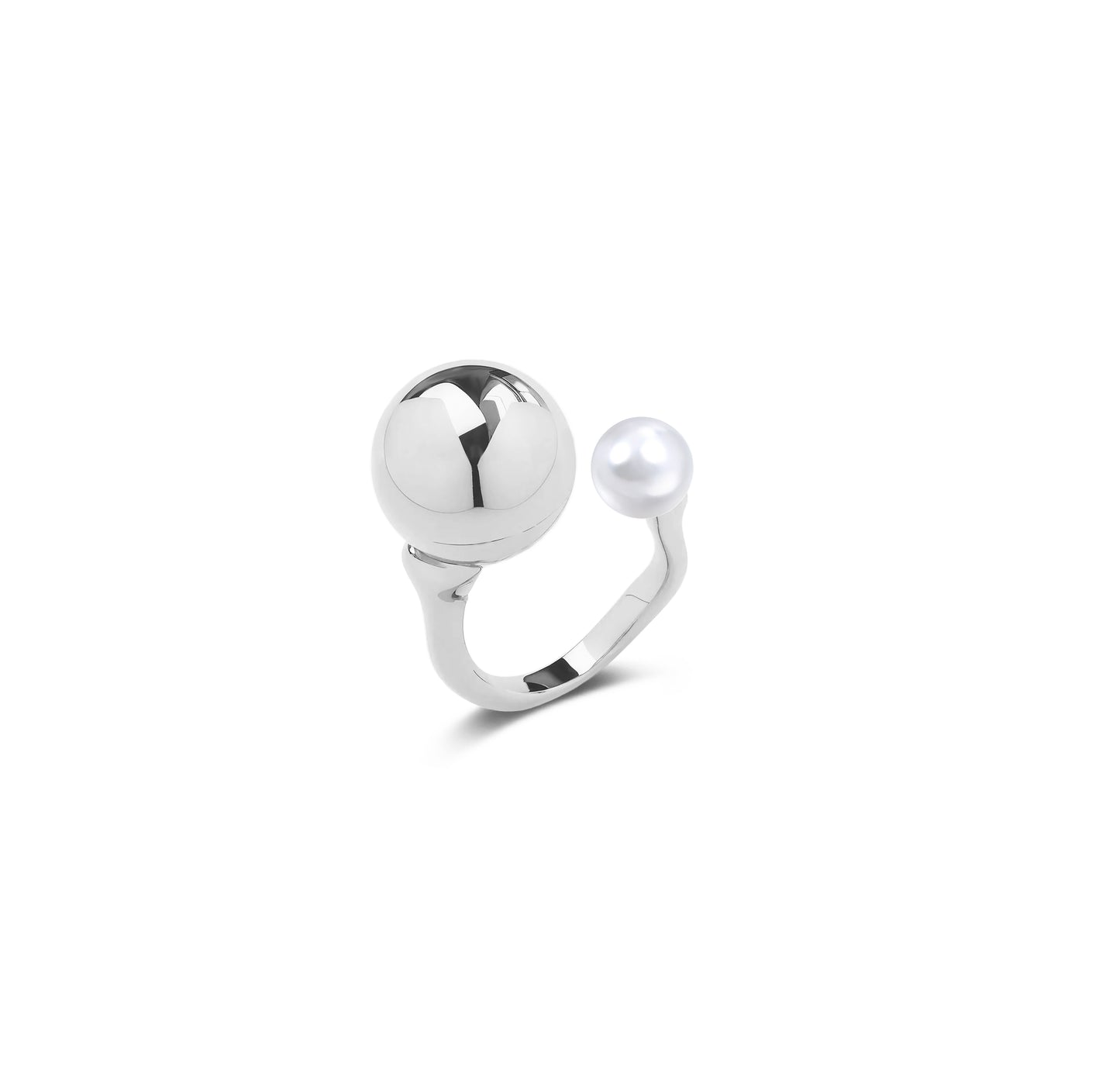 Silver Coffee Milk Ring