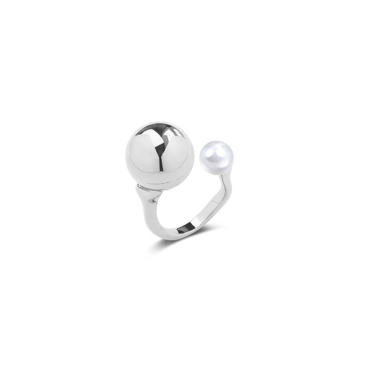 Silver Coffee Milk Ring
