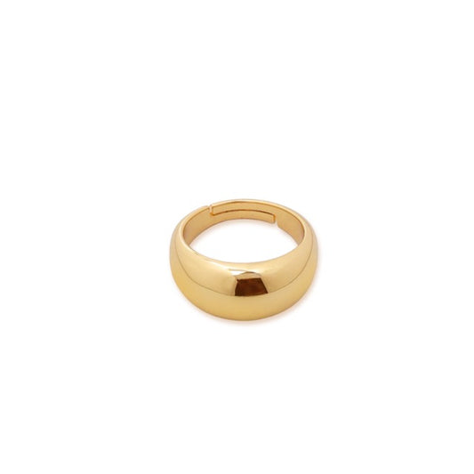 Golden Coffee Cup Ring [Large Size]