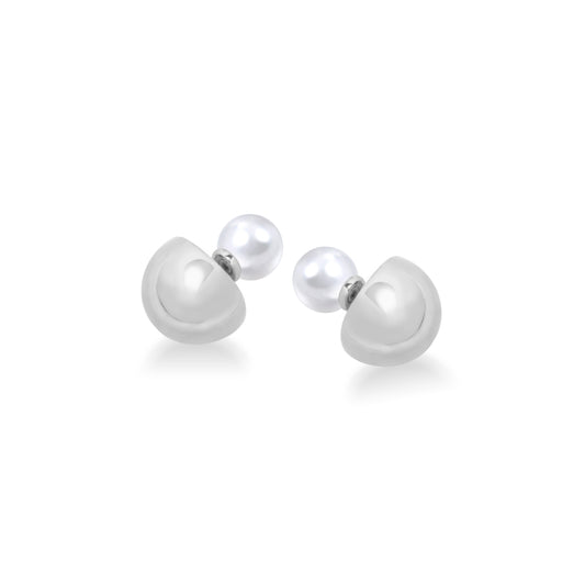 Silver Coffee Milk Studs